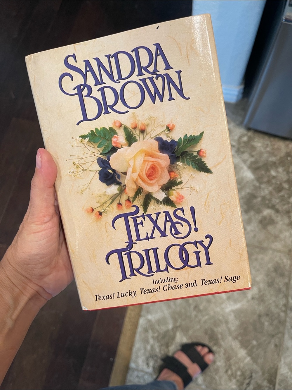 Texas! Trilogy Hardcover - Cream Floral Cover